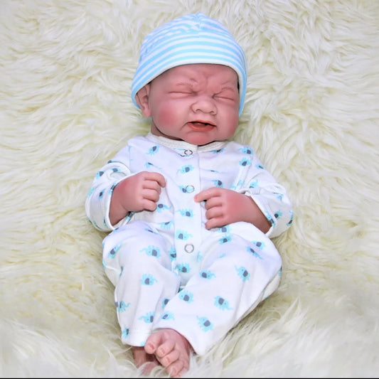 14" Adorable Vinyl Boy Reborn Doll