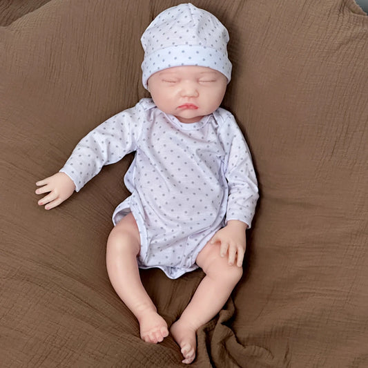 18" Realistic Full Silicone Girl Reborn Doll