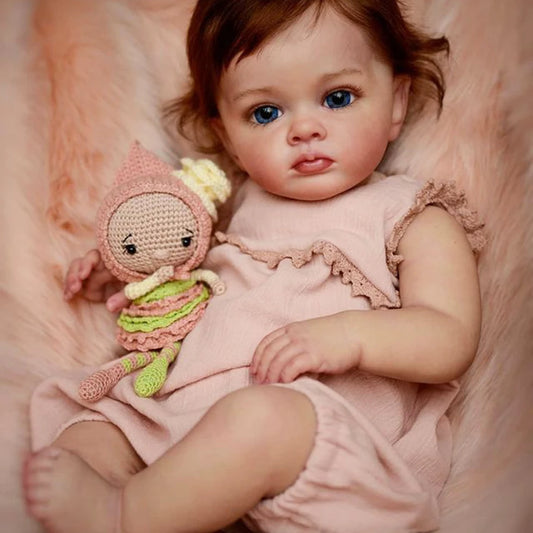 22/24" Lovely Girl Reborn Doll (Vinyl/Cloth Body)