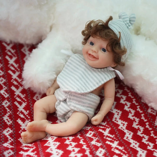 6" Cute Silicone Palm-sized Boy Reborn Doll